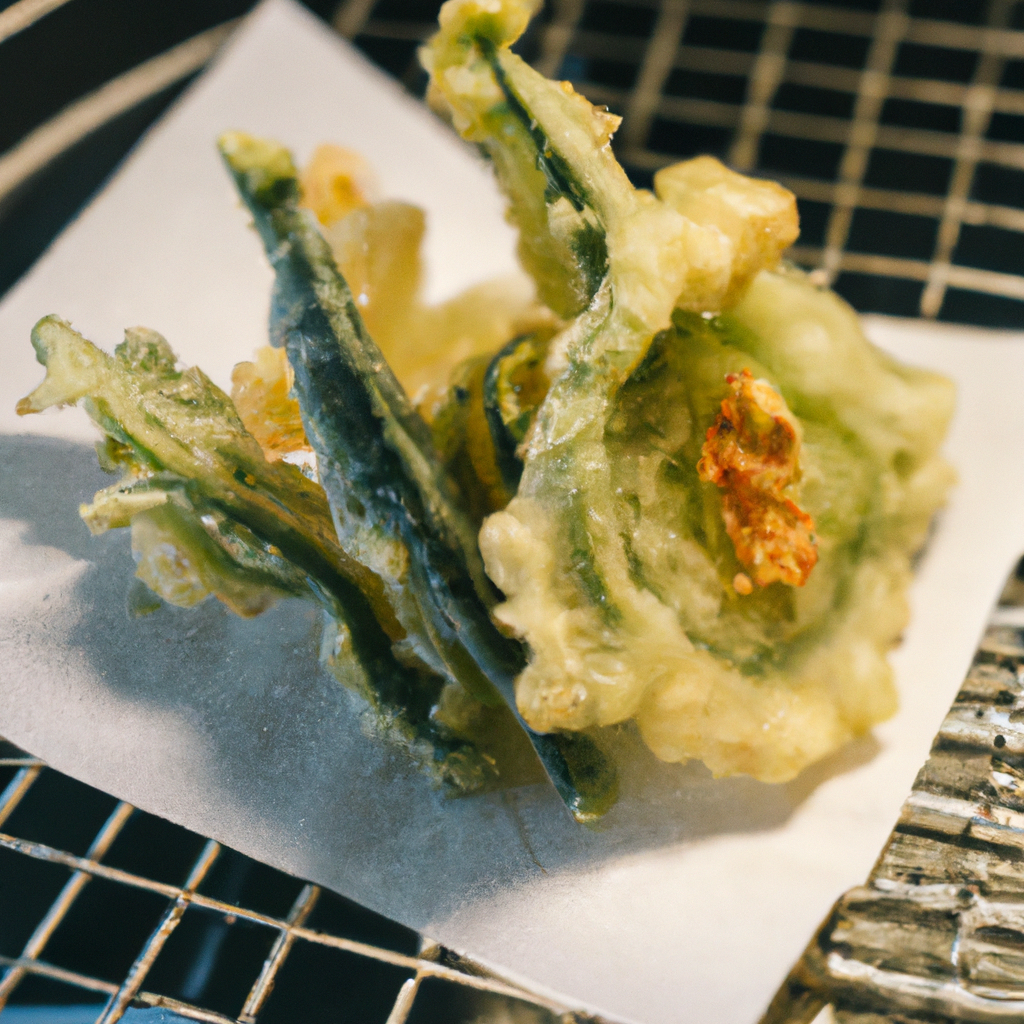 Yasai Tempura (野菜天ぷら) – Frittierte Gemüse-Tempura
