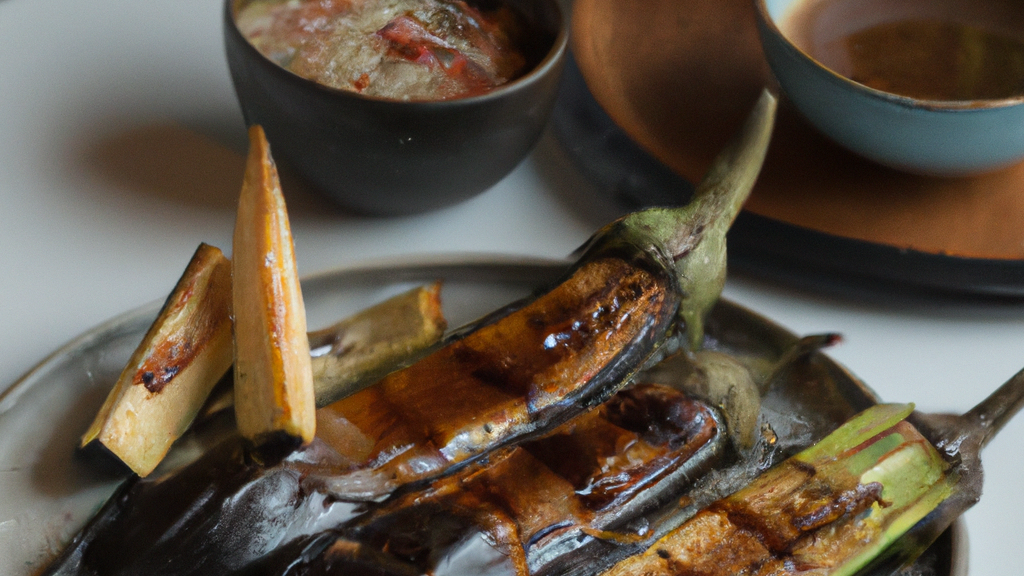Nasu Dengaku – Gegrillte Aubergine mit Miso image