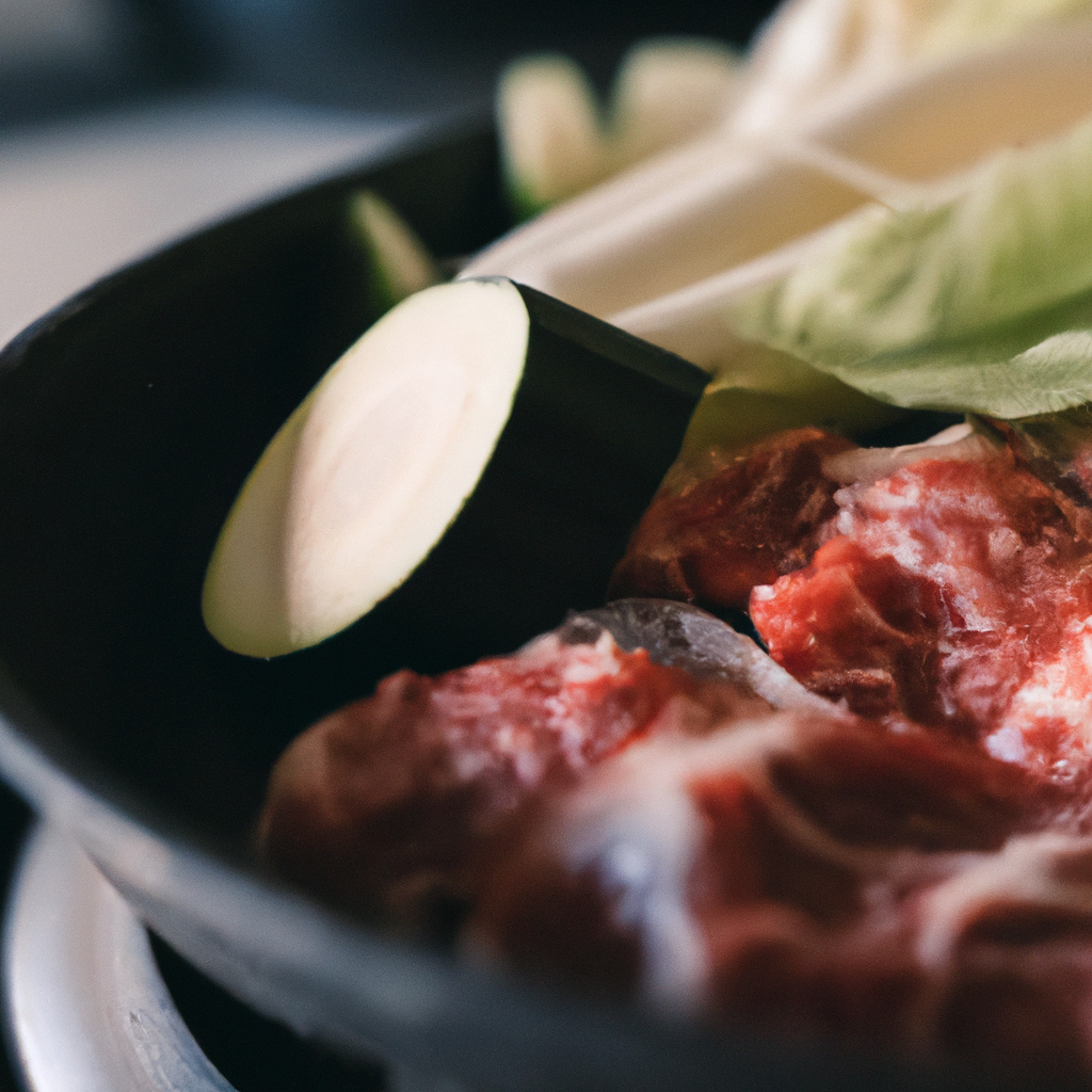 Sukiyaki (すき焼き) – Heiße Fleisch- und Gemüsepfanne