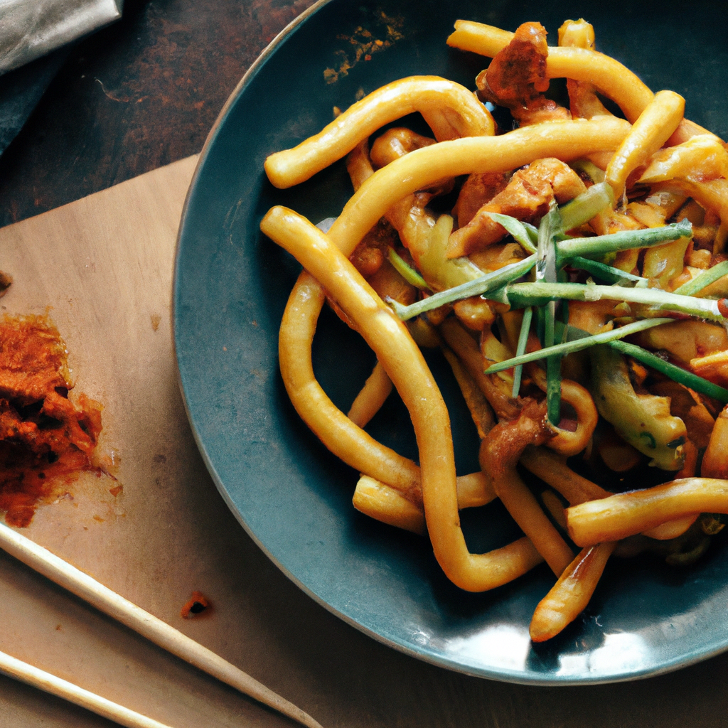 Kare Udon (カレーうどん) – Udon-Nudeln mit japanischer Currysauce