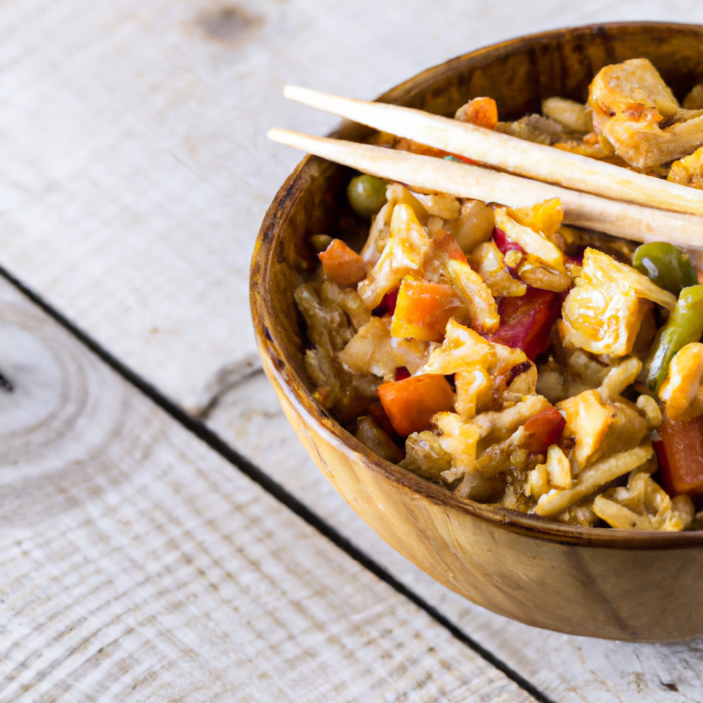 Maze Gohan – Gemischter Reis mit Gemüse und Fleisch