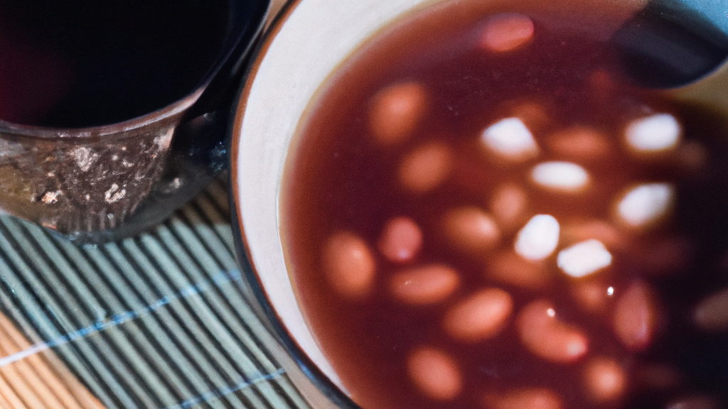 Zenzai (ぜんざい) – Süße Azuki-Bohnensuppe mit Mochi image