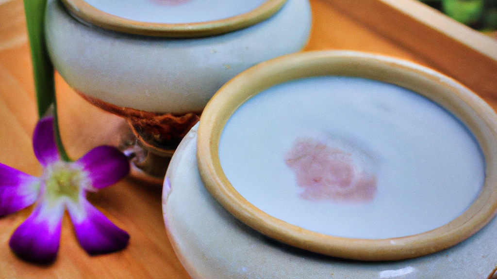 Kanom Tuay (ขนมถ้วย) – Kokoscreme-Dessert in kleinen Schälchen image