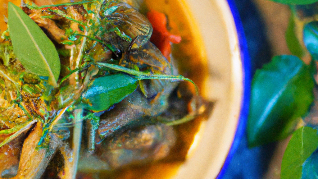 Gaeng Het Bai Cha Plu (แกงเห็ดใบชะพลู) – Curry mit Pilzen und Betelblättern image