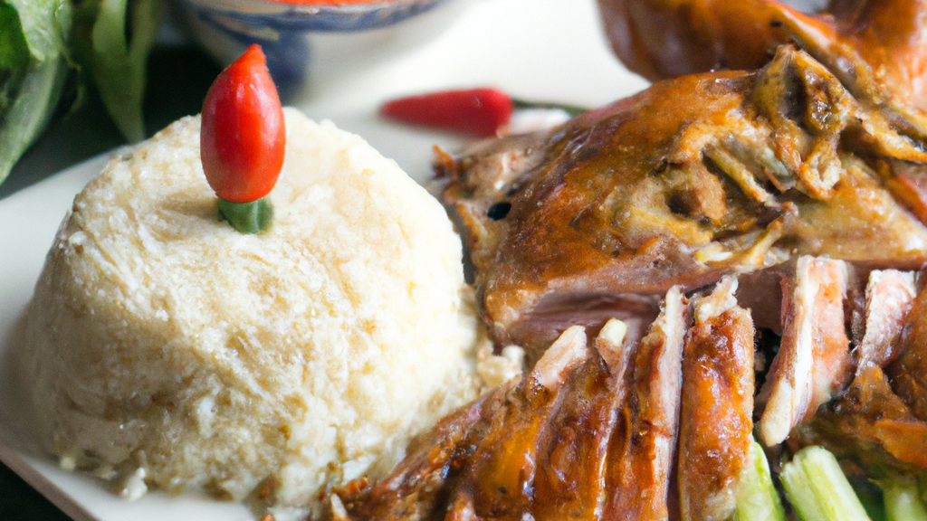 Khao Neow Gai Yang (ข้าวเหนียวไก่ย่าง) – Klebreis mit gegrilltem Hähnchen image