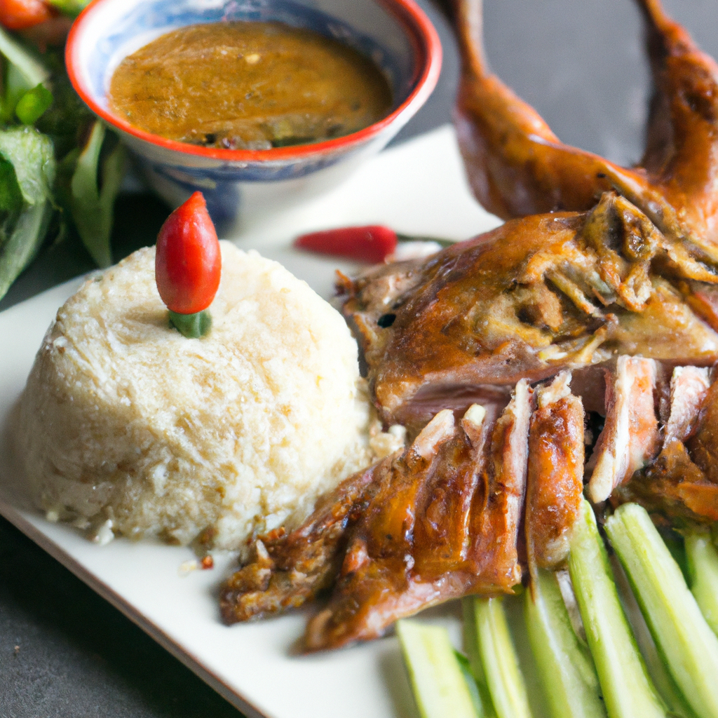 Khao Neow Gai Yang (ข้าวเหนียวไก่ย่าง) – Klebreis mit gegrilltem Hähnchen
