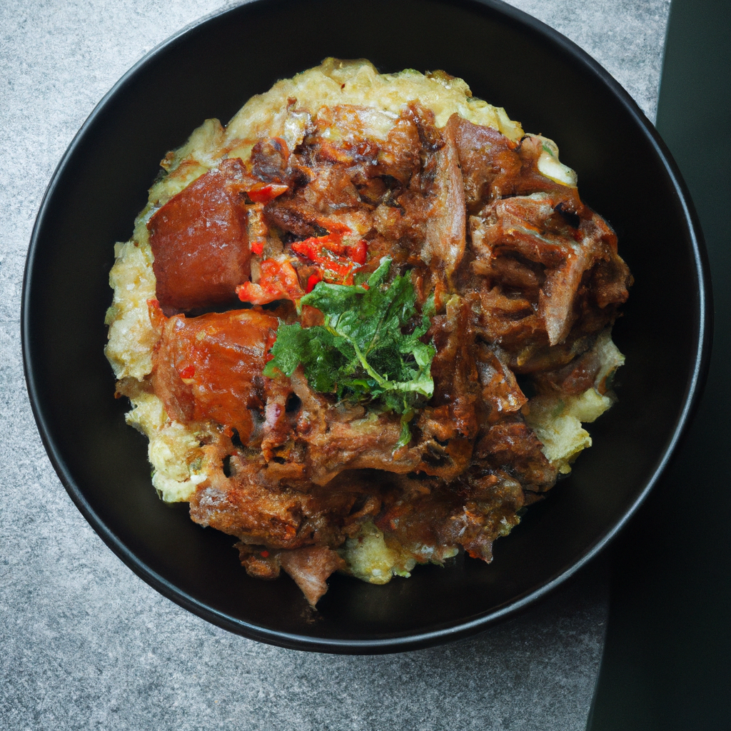 Hongshao Rou Fan (红烧肉饭) – Reis mit geschmortem Schweinebauch