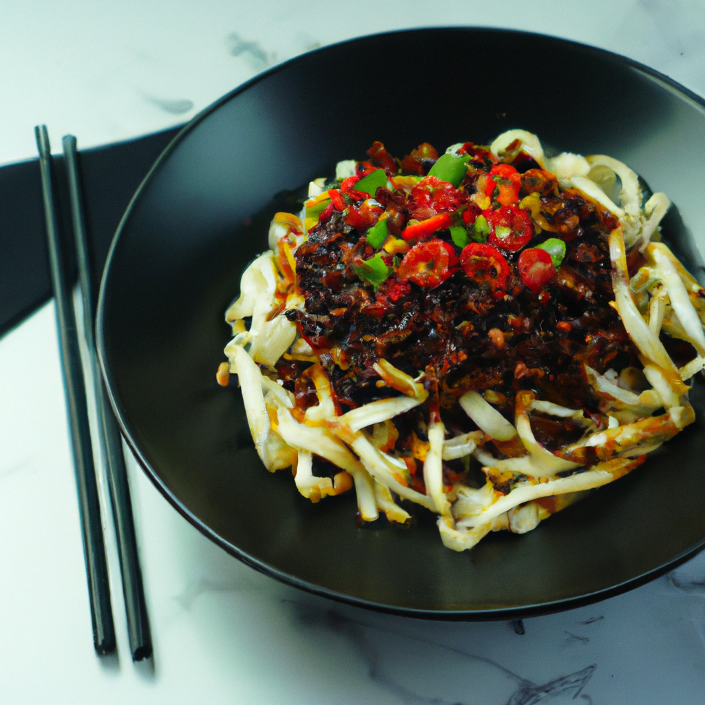 Lao Beijing Zha Jiang Mian (老北京炸酱面) – Nudeln mit schwarzer Bohnensauce