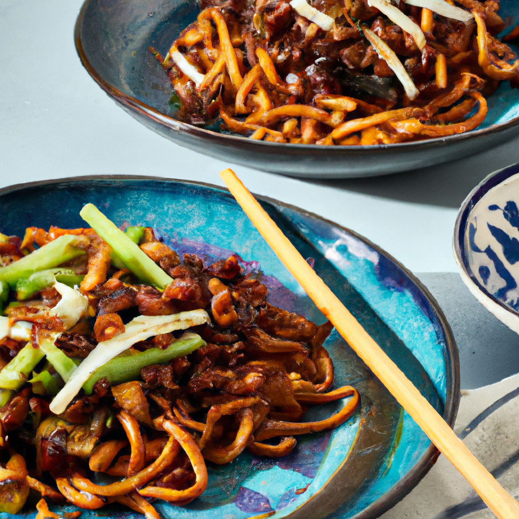 Zha Jiang Mian (炸酱面) – Nudeln mit fermentierter Bohnensauce