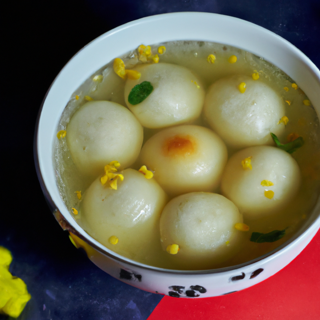 Tangyuan (汤圆) – Klebreisbällchen in süßer Suppe