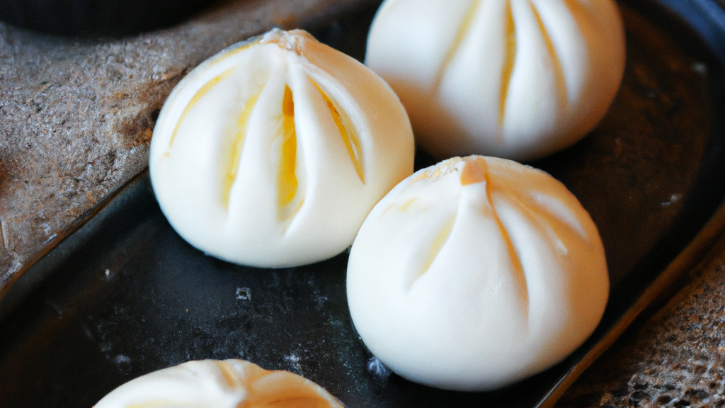 Nai Huang Bao (奶黄包) – Gedämpfte Brötchen mit Puddingfüllung image