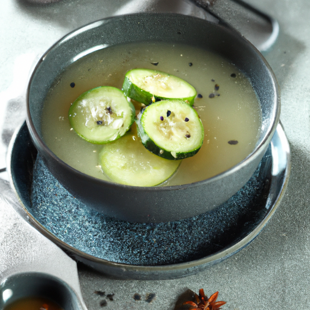 Huang Gua Tang (黄瓜汤) – Gurkensuppe
