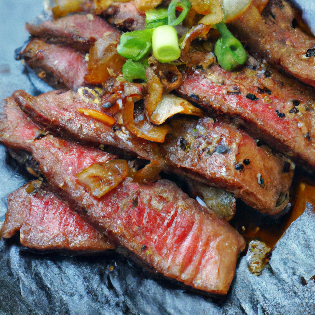 Tie Ban Niu Rou (铁板牛肉) – Rindfleisch auf heißer Eisenplatte