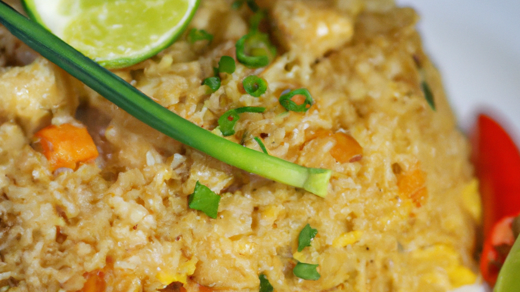 Khao Pad (ข้าวผัด) – Thailändischer gebratener Reis image