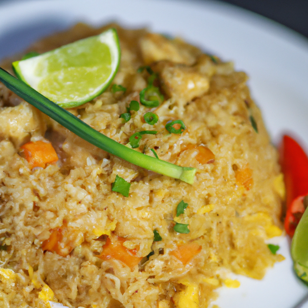 Khao Pad (ข้าวผัด) – Thailändischer gebratener Reis