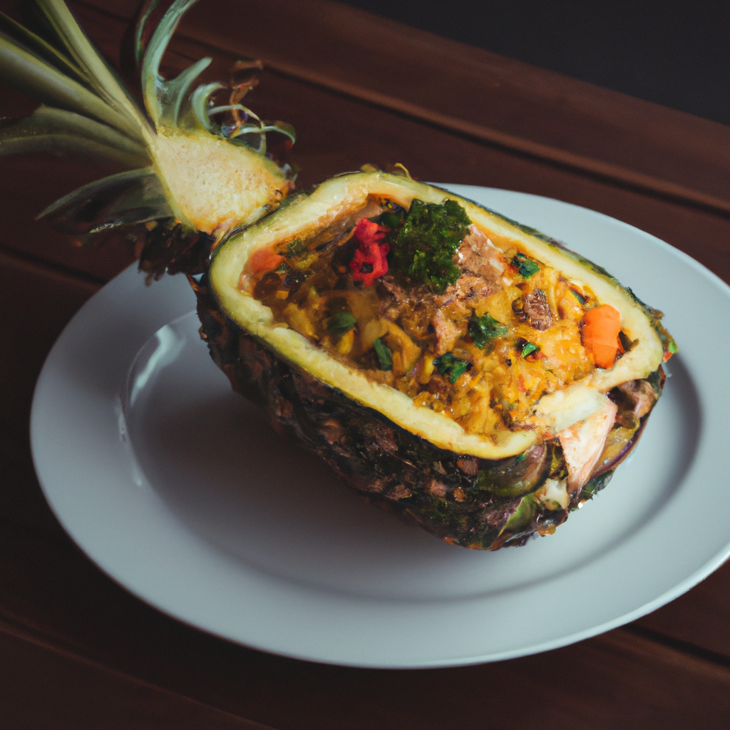 Khao Pad Sapparod (ข้าวผัดสับปะรด) – Gebratener Reis mit Ananas