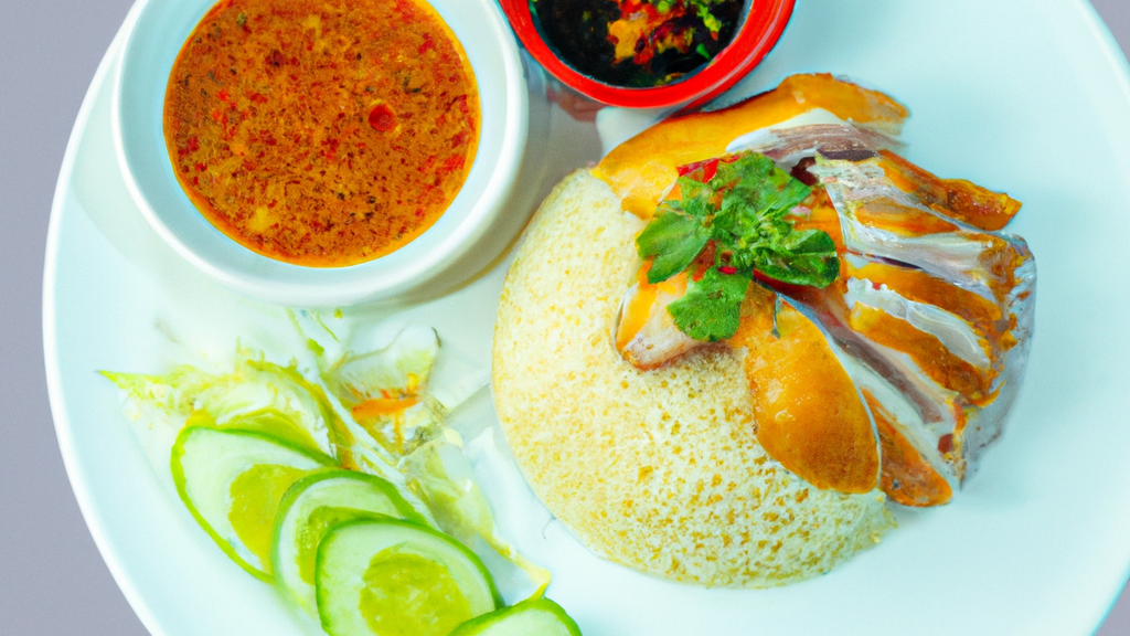 Khao Man Gai (ข้าวมันไก่) – Hühnerreis mit Ingwersauce image