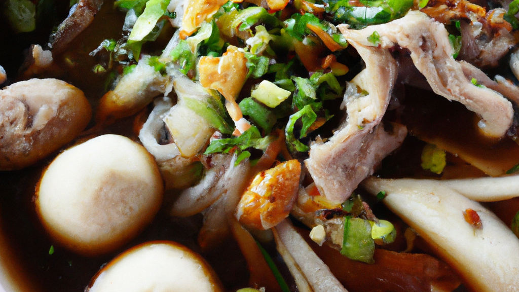 Kuay Tiew Nam (ก๋วยเตี๋ยวน้ำ) – Thailändische Nudelsuppe image
