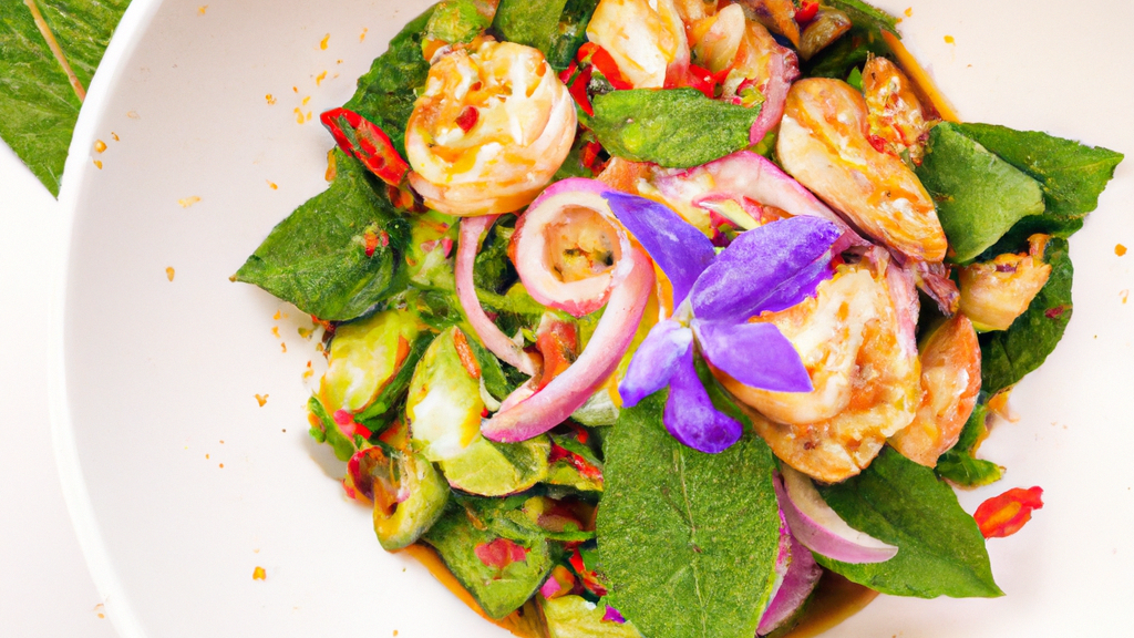 Yam Pla Duk Foo (ยำปลาดุกฟู) – Knuspriger Wels-Salat image