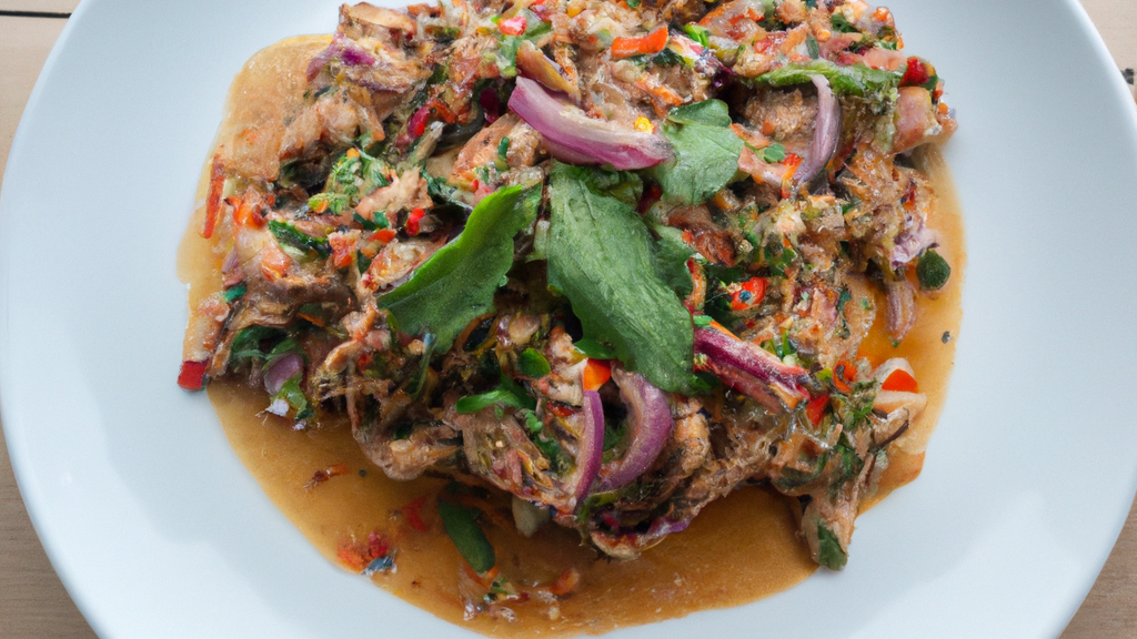 Laab Gai (ลาบไก่) – Würziges Hackfleischgericht image