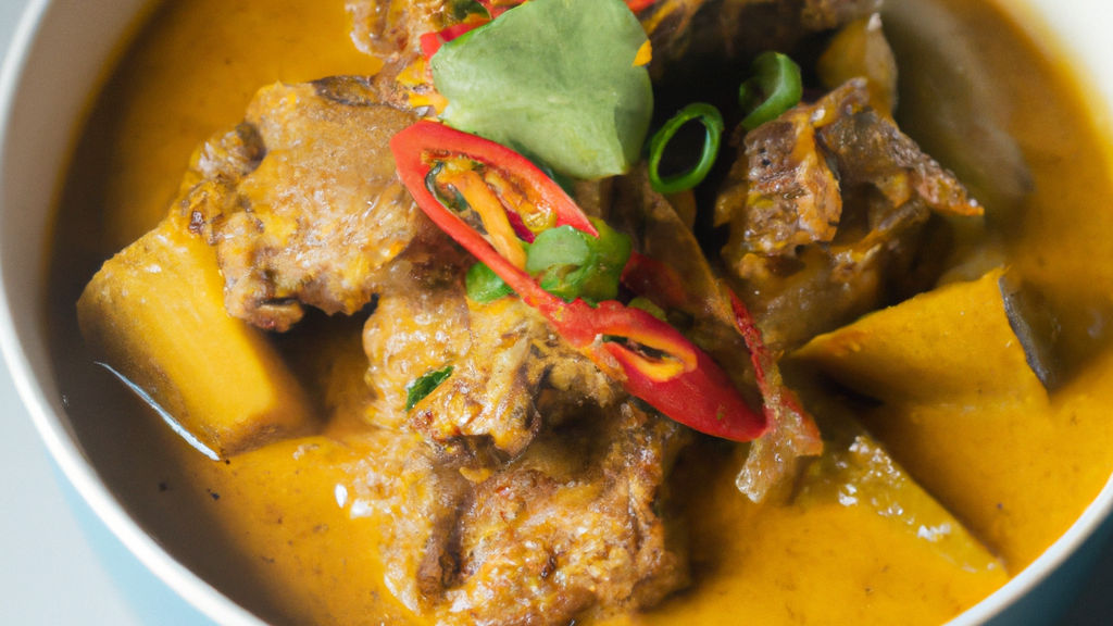 Gaeng Moo Sap Nor Mai (แกงหมูสับหน่อไม้) – Schweinehack-Curry mit Bambus image