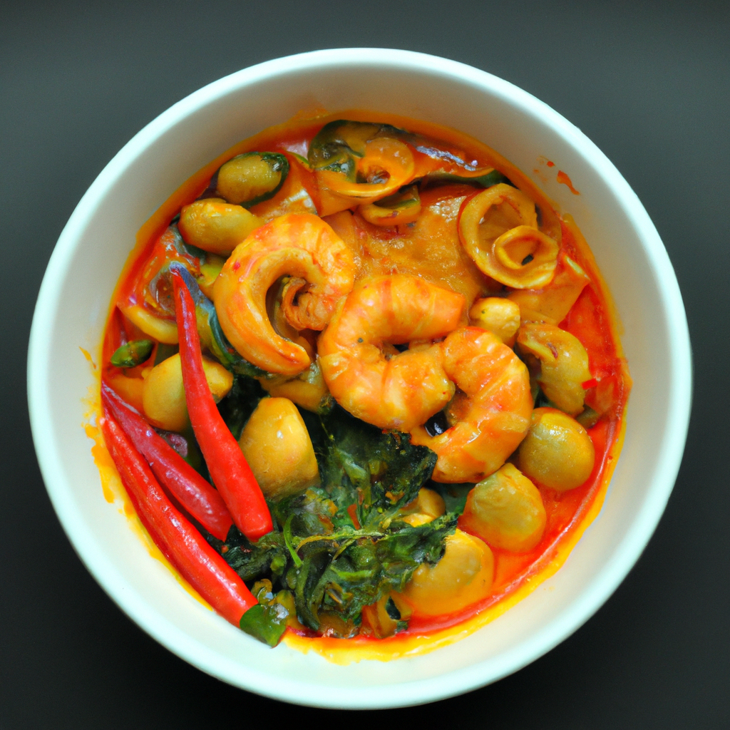 Gaeng Pha Talay (แกงป่าทะเล) – Meeresfrüchte-Waldcurry