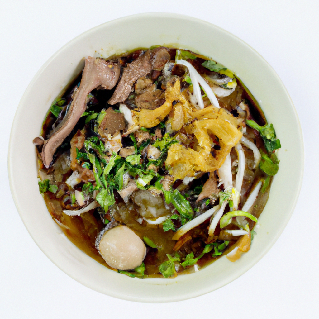 Kuay Tiew Nam Sai (ก๋วยเตี๋ยวน้ำใส) – Klare Reisnudelsuppe
