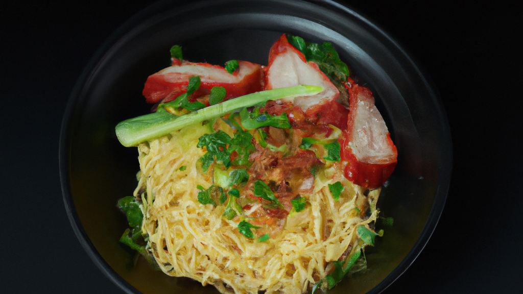 Ba Mee Moo Dang (บะหมี่หมูแดง) – Eiernudeln mit BBQ-Schweinefleisch image