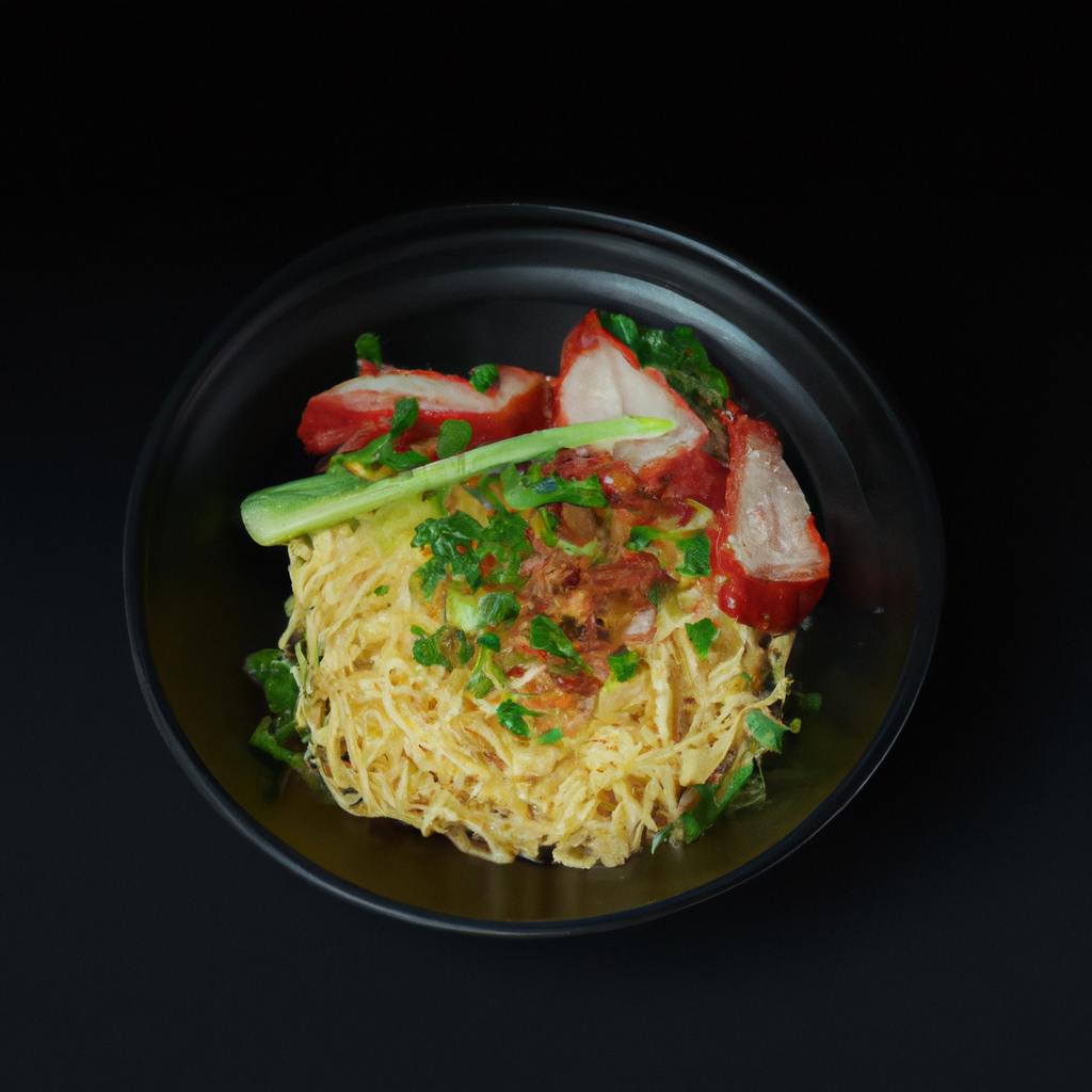 Ba Mee Moo Dang (บะหมี่หมูแดง) – Eiernudeln mit BBQ-Schweinefleisch