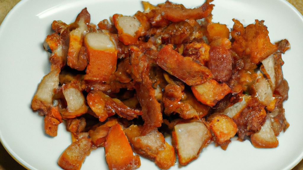 Moo Dad Deaw (หมูแดดเดียว) – Getrocknetes, frittiertes Schweinefleisch image