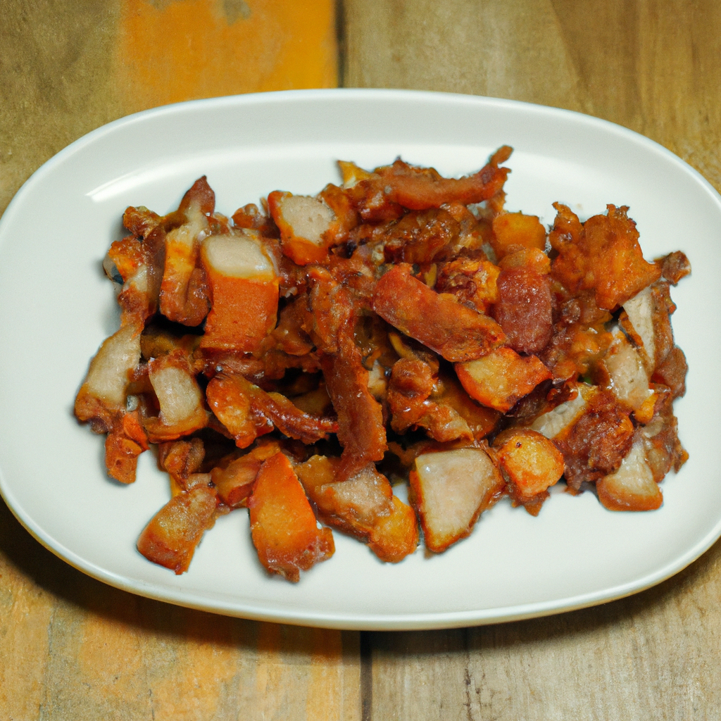 Moo Dad Deaw (หมูแดดเดียว) – Getrocknetes, frittiertes Schweinefleisch