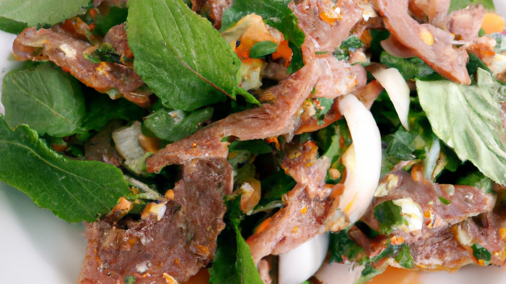 Yum Neua (ยำเนื้อ) – Scharfer Rindfleischsalat image
