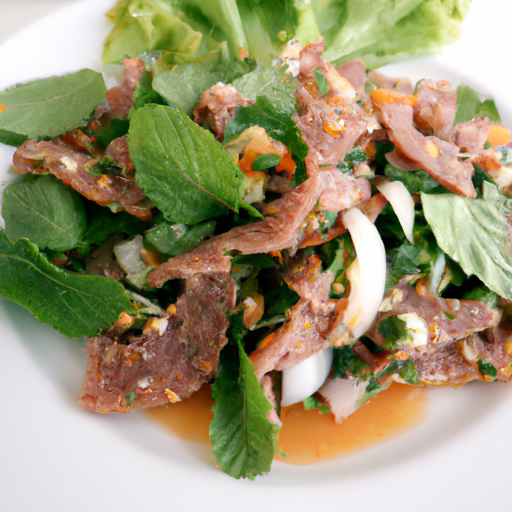 Yum Neua (ยำเนื้อ) – Scharfer Rindfleischsalat