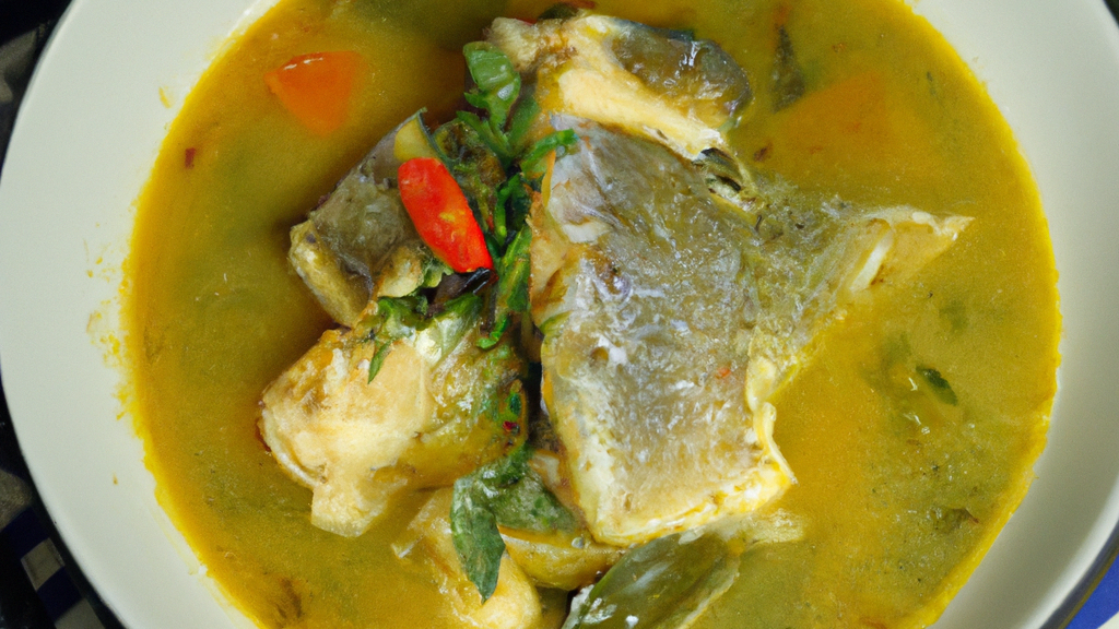 Tom Klong Pla Salid (ต้มโคล้งปลาสลิด) – Geräucherte Fischsuppe mit Tamarinde image