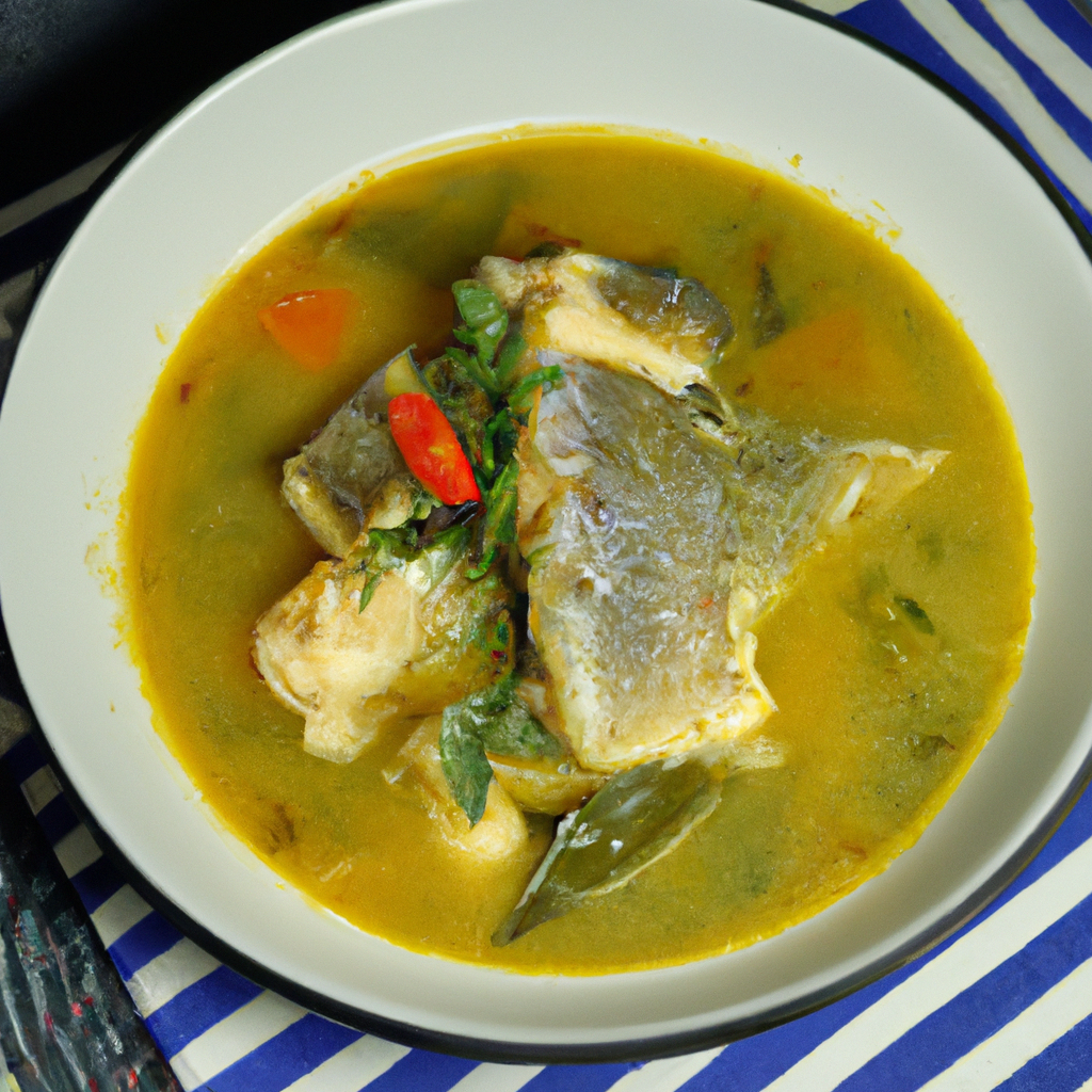 Tom Klong Pla Salid (ต้มโคล้งปลาสลิด) – Geräucherte Fischsuppe mit Tamarinde