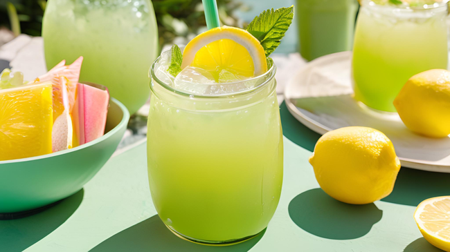 Image of Matcha Lemonade Soda