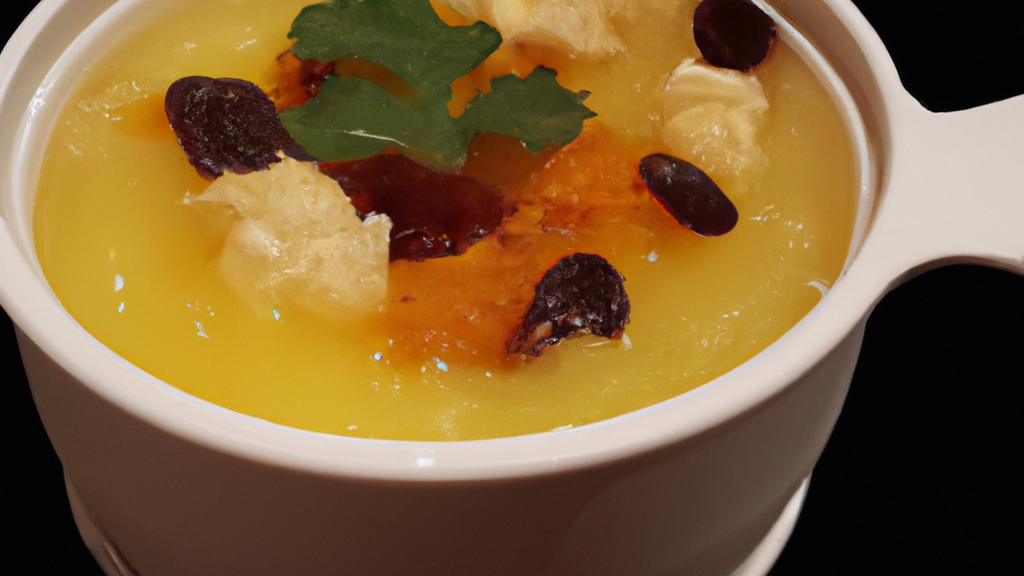 Wǎn Guō Tāng (碗粿湯) – Dampfgegarter Reismehlkuchen in Brühe image