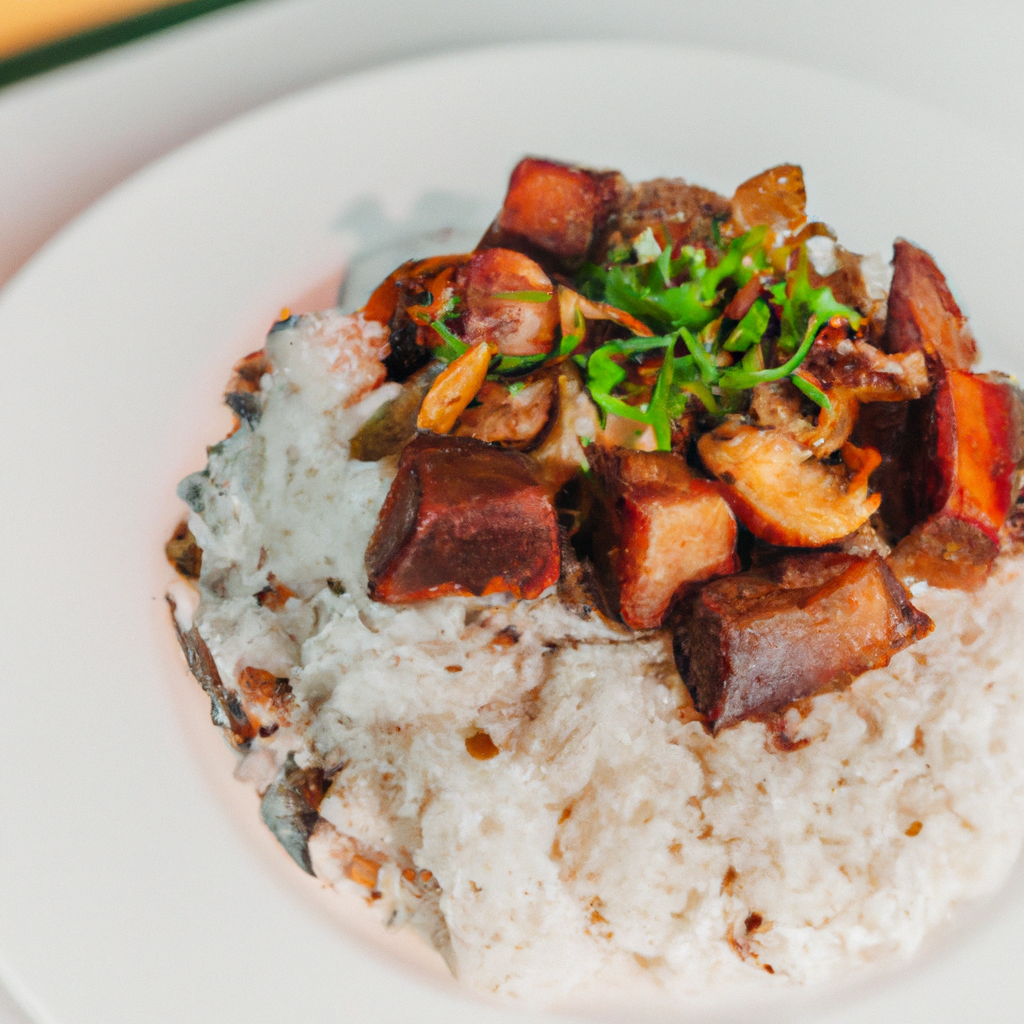 Gū Lǎo Ròu Fàn (咕咾肉飯) – Süßsaures Schweinefleisch über Reis