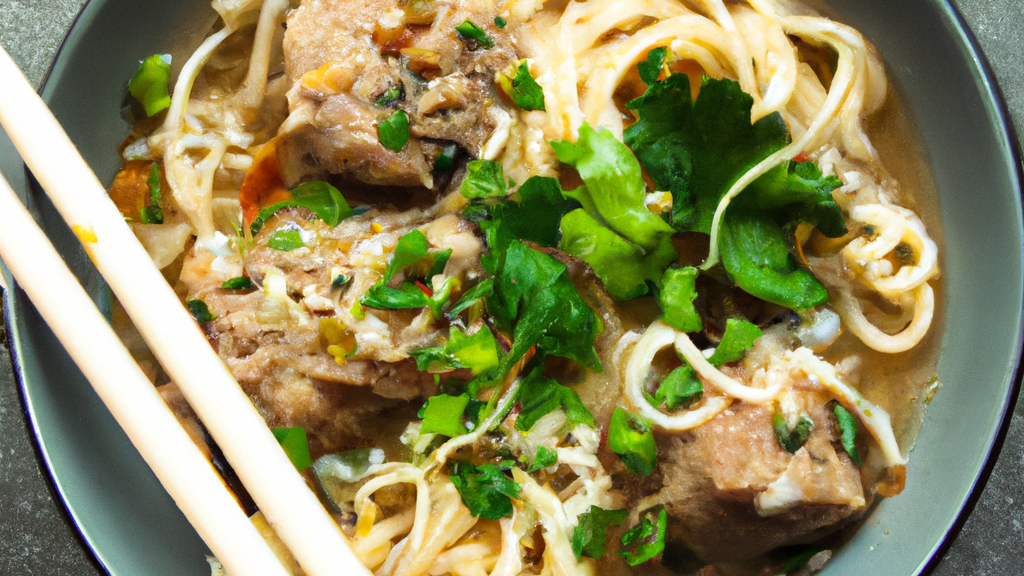 Bà Wán Miàn (肉圓麵) – Fleischbällchen-Nudelsuppe image