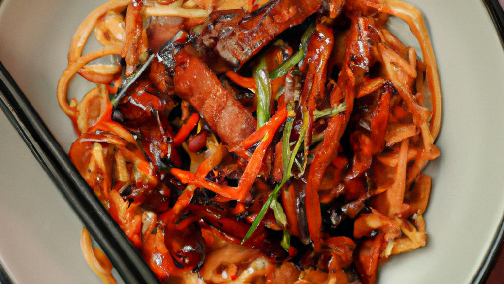Hóng Shāo Miàn (紅燒麵) – Geschmorte Nudeln image