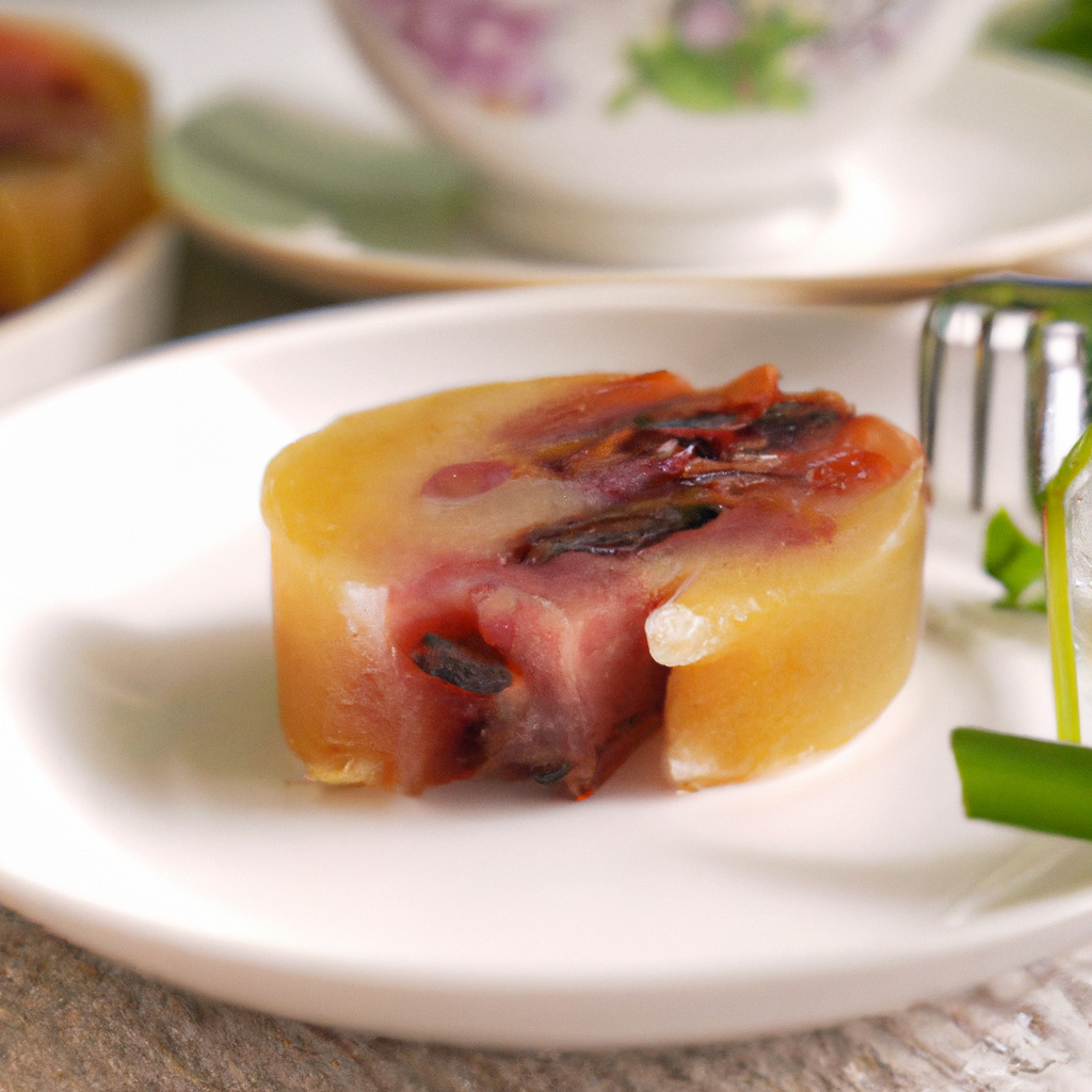 Yùtóu Gāo (芋頭糕) – Taro-Kuchen