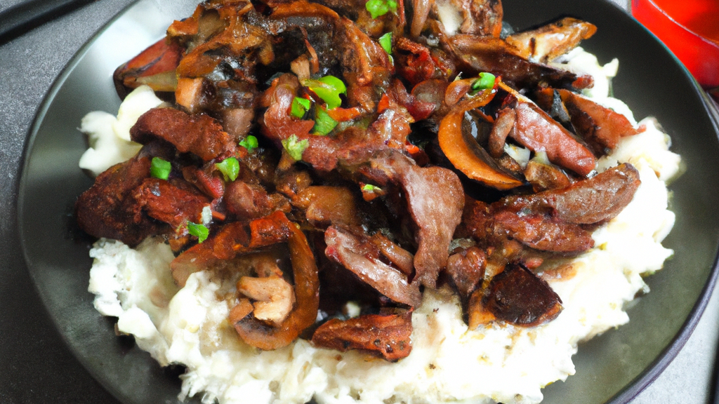 Hóng Shāo Niúròu Fàn (紅燒牛肉飯) – Geschmortes Rindfleisch mit Reis image