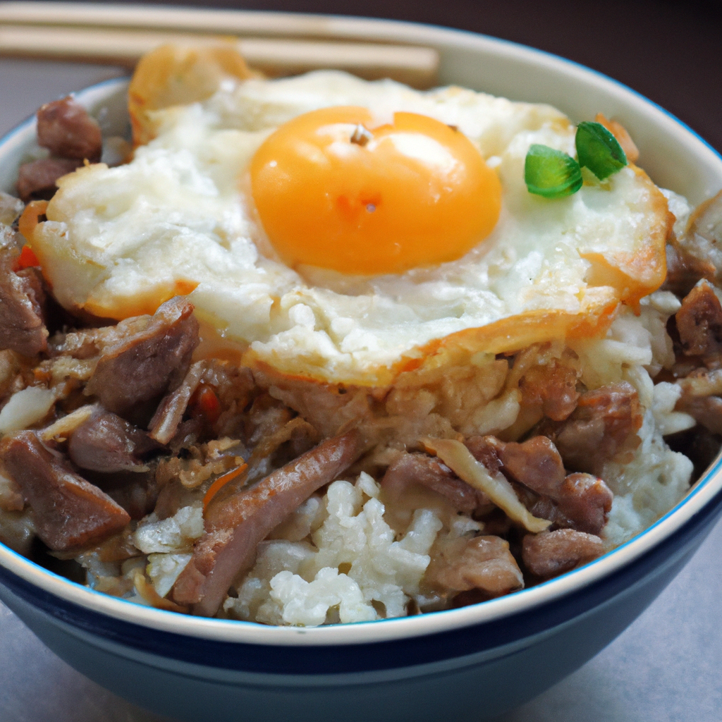 Lǔ Ròu Dàn Fàn (滷肉蛋飯) – Geschmortes Schweinefleisch mit Ei und Reis