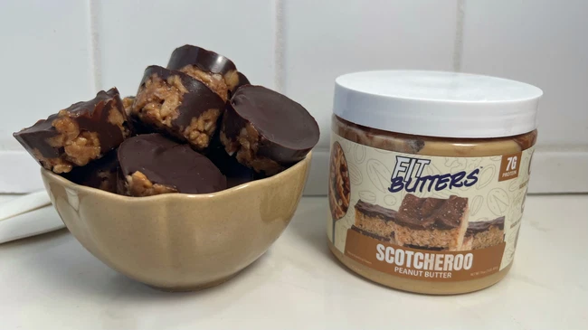 Image of Fit Butters Scotcheroo Crispy Cups
