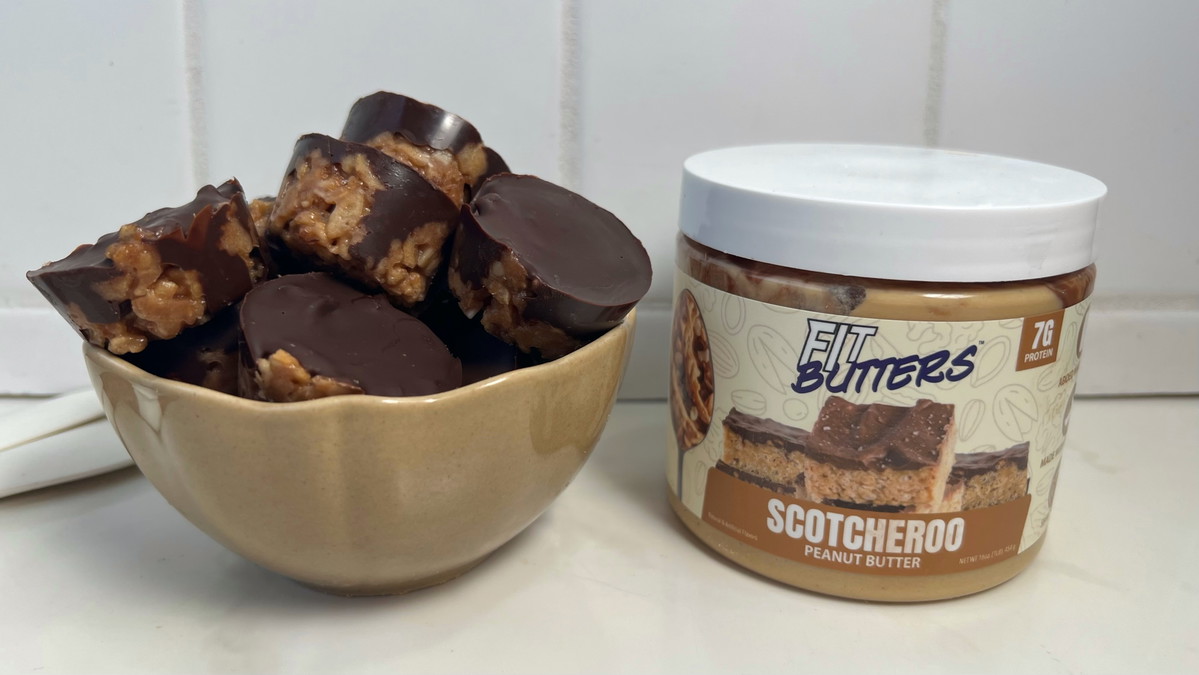 Fit Butters Scotcheroo Crispy Cups