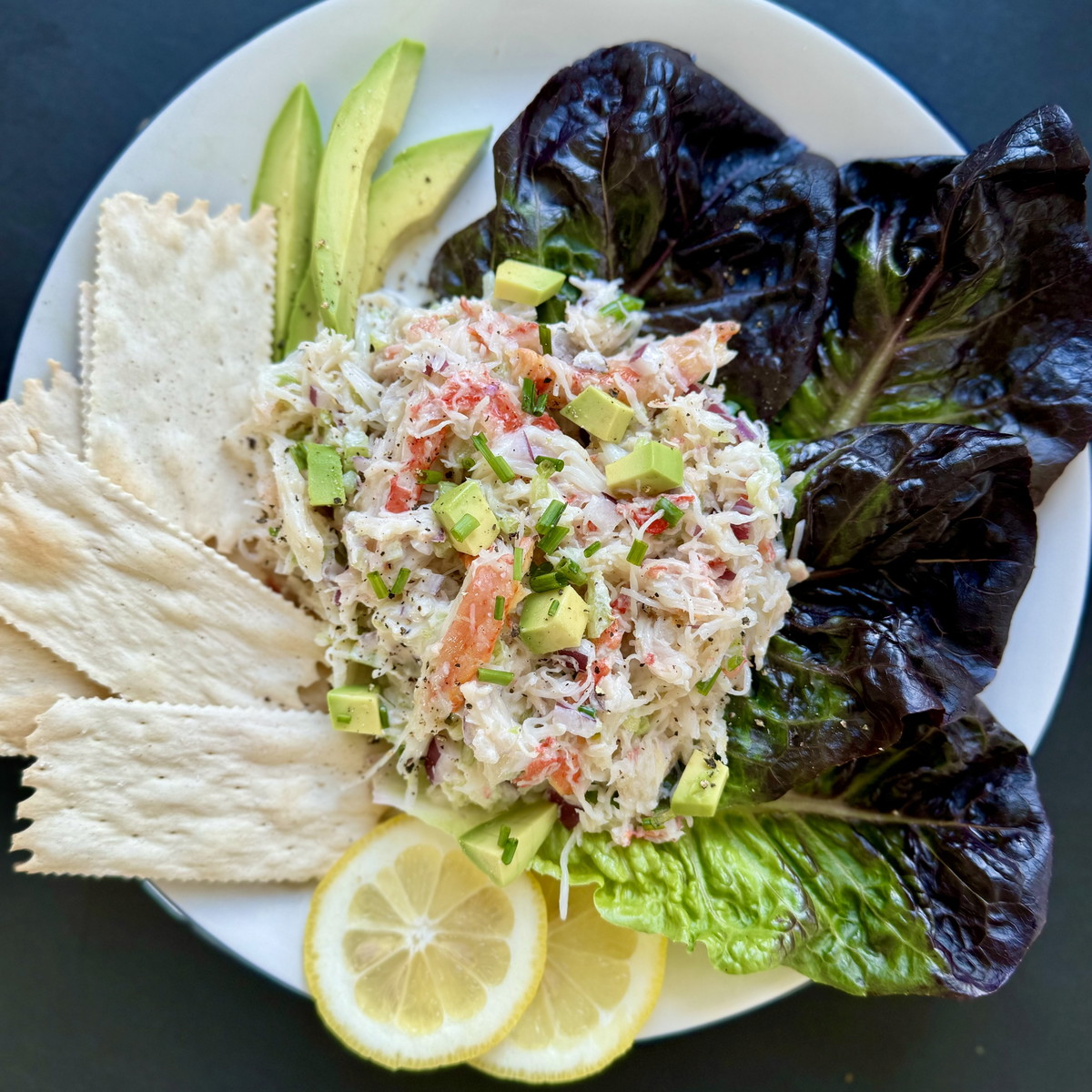 Simple Snow Crab Meat Salad