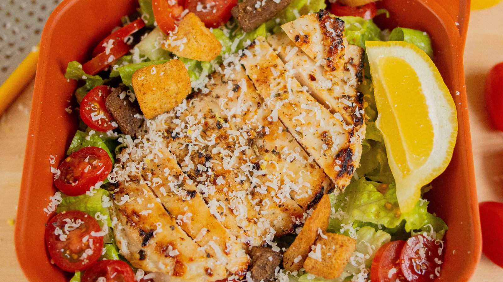 Image of Deconstructed Chicken Caesar Salad