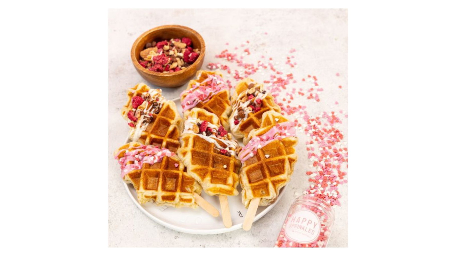 Image of Croffle Pops – knusprige Waffel-Croissants