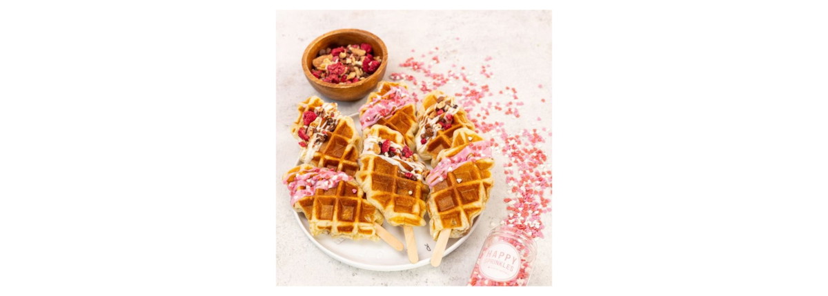 Croffle Pops – knusprige Waffel-Croissants