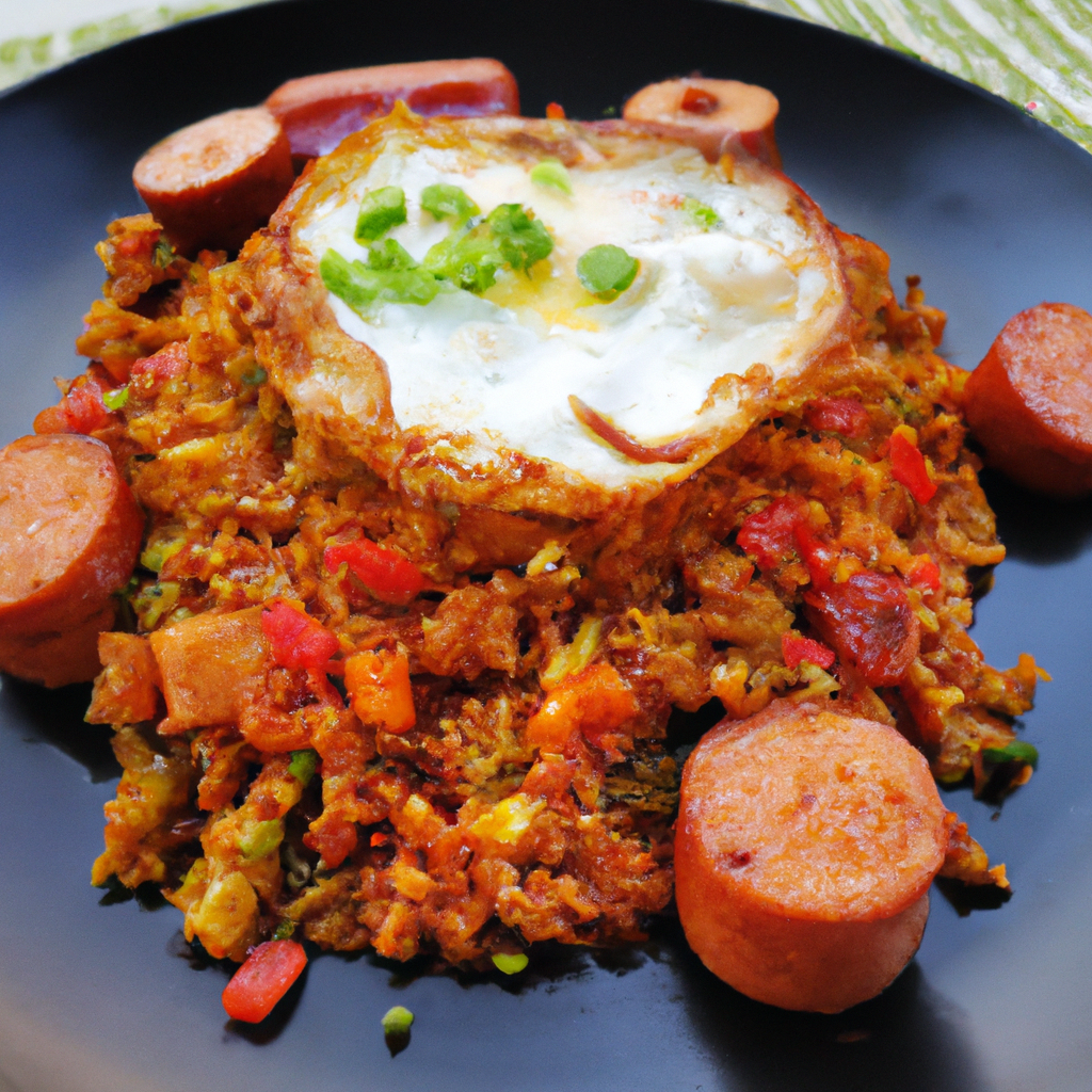 Nasi Goreng Kampung – Würziger malaysischer gebratener Reis